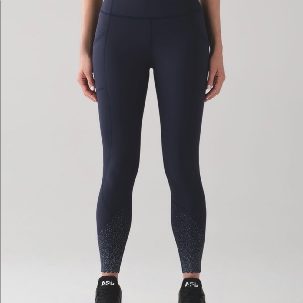 Lululemon Tight Stuff Tight II Leggings - Navy Blue